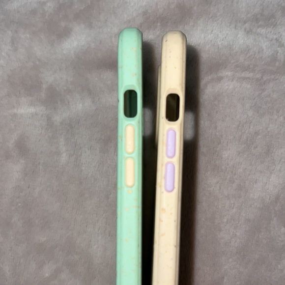 peach/mint iPhone 12 Pro Max Cases - Picture 2 of 2